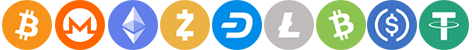 Accepted Cryptocurrencies