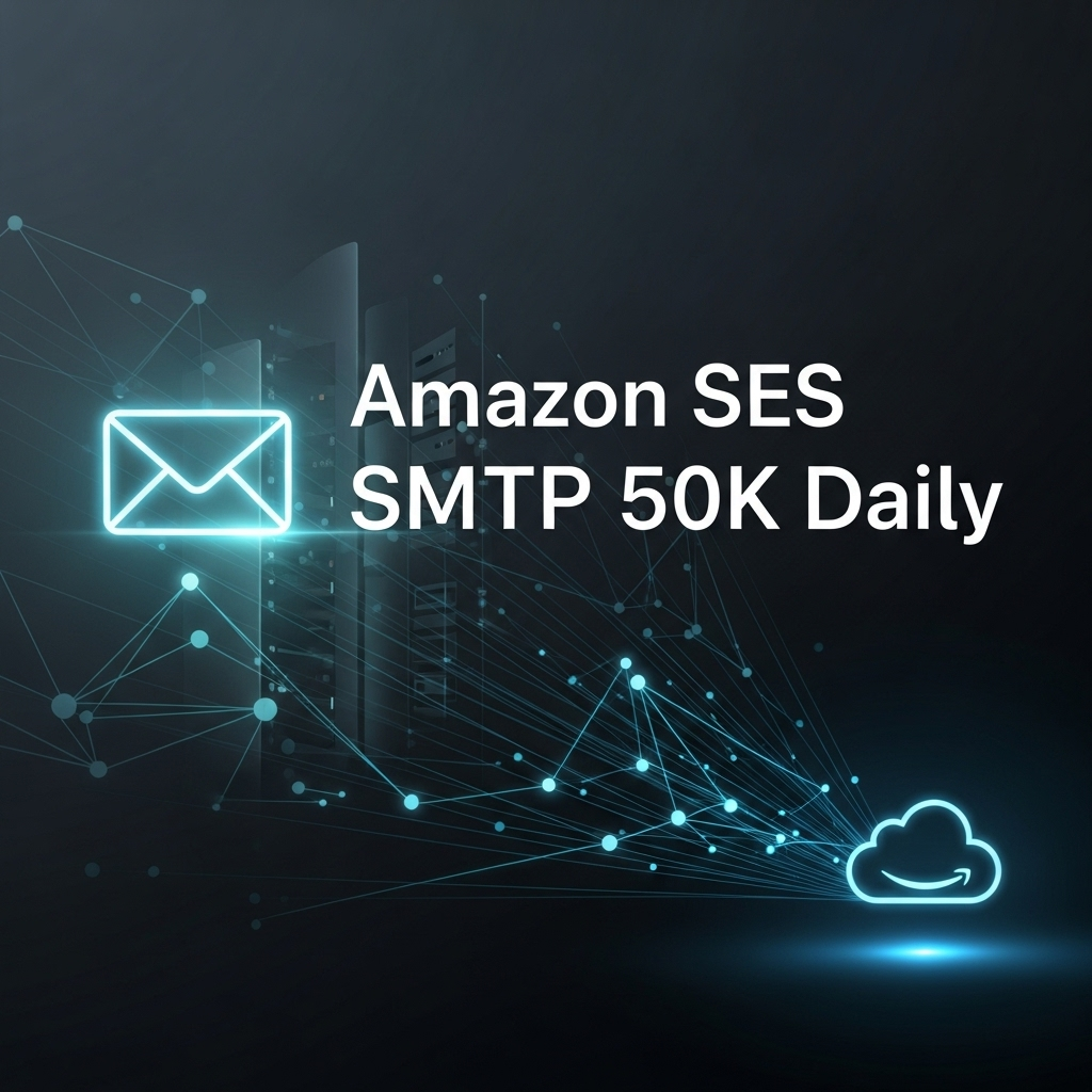 Amazon SES SMTP – 50K Daily Limit